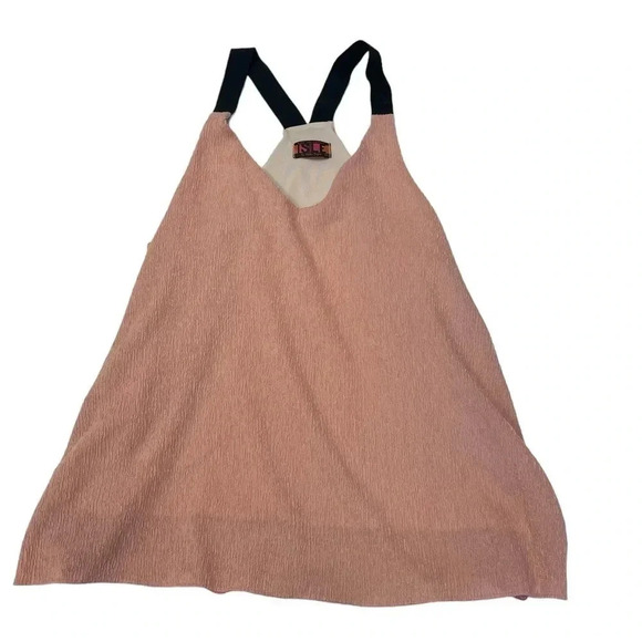 Isle By Melis Kozan Pink Wide Strap Lined Tank Top Size  Small - Picture 4 of 10